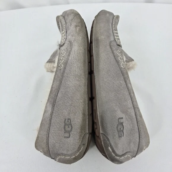 UGG Women's Tan Suede Slippers - Picture 8 of 10